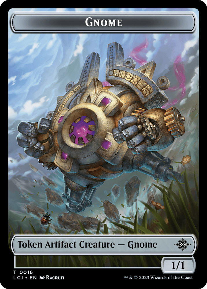 Gnome // Skeleton Pirate Double-Sided Token [The Lost Caverns of Ixalan Tokens]