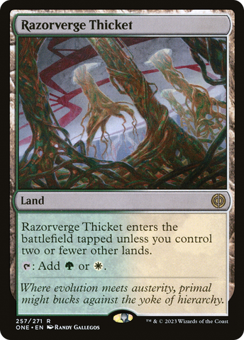 Razorverge Thicket [Phyrexia: All Will Be One]