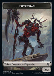 Phyrexian // Zombie Double-Sided Token [Dominaria United Tokens]