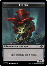 Copy // Fungus Double-Sided Token [The Lost Caverns of Ixalan Tokens]