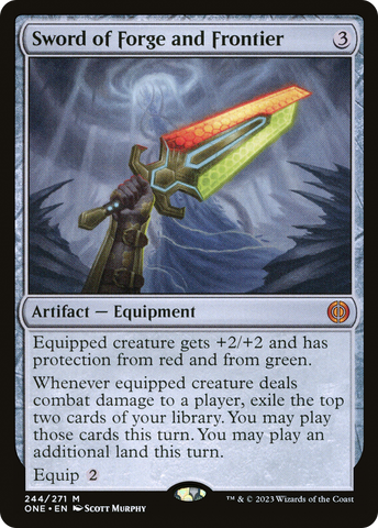 Sword of Forge and Frontier [Phyrexia: All Will Be One]