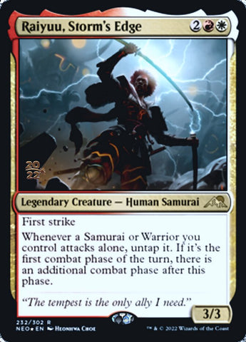 Raiyuu, Storm's Edge [Kamigawa: Neon Dynasty Prerelease Promos]