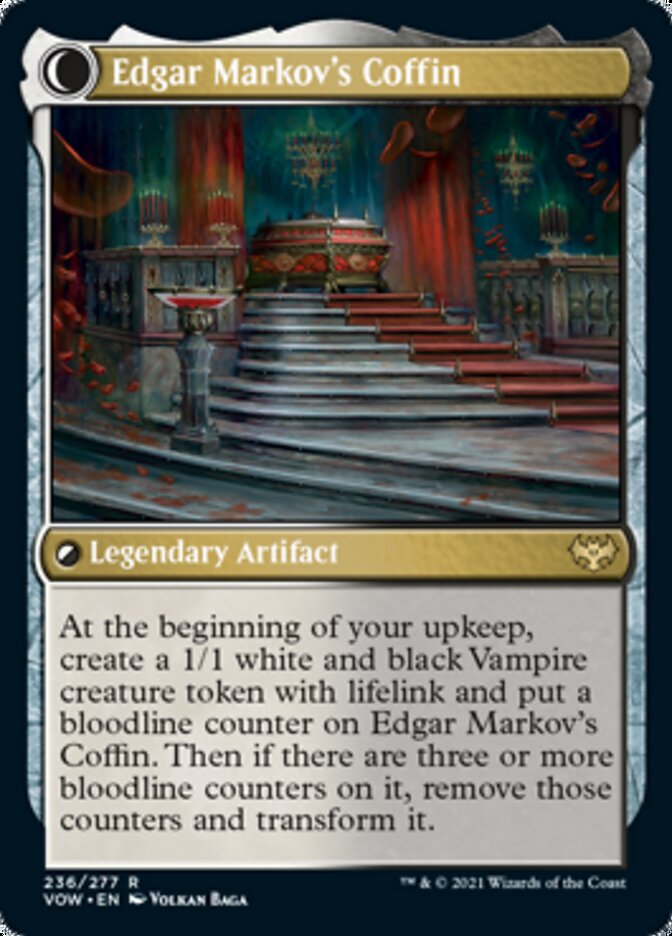 Edgar, Charmed Groom // Edgar Markov's Coffin [Innistrad: Crimson Vow]