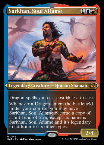 Sarkhan, Soul Aflame (Foil Etched) [March of the Machine: The Aftermath]