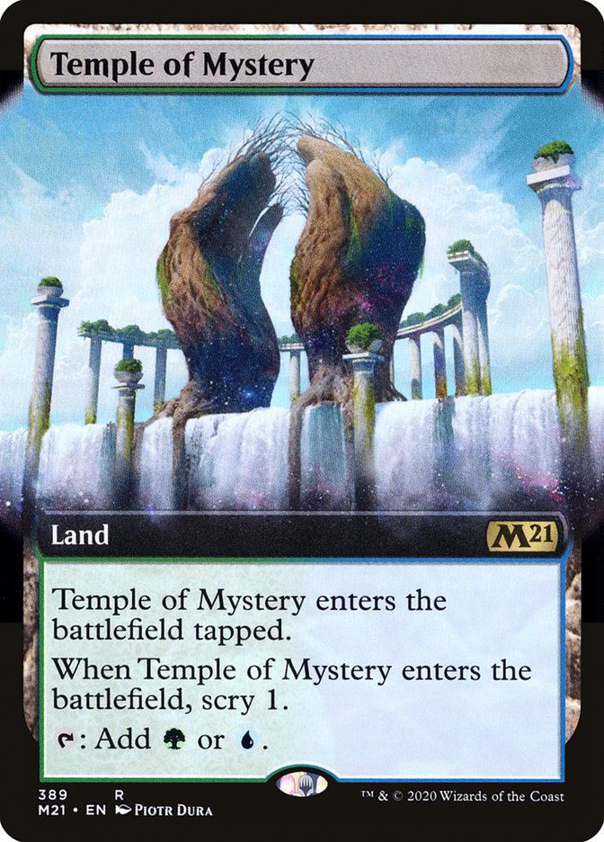 Temple of Mystery (Extended Art) [Core Set 2021]