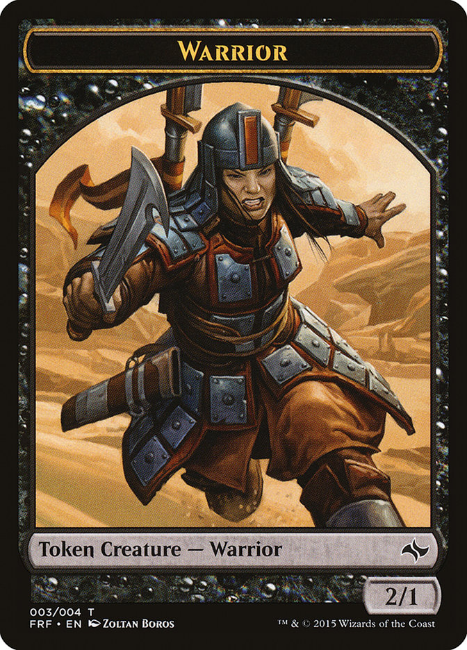 Warrior Token [Fate Reforged Tokens]