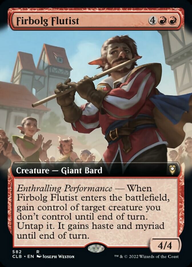 Firbolg Flutist (Extended Art) [Commander Legends: Battle for Baldur's Gate]