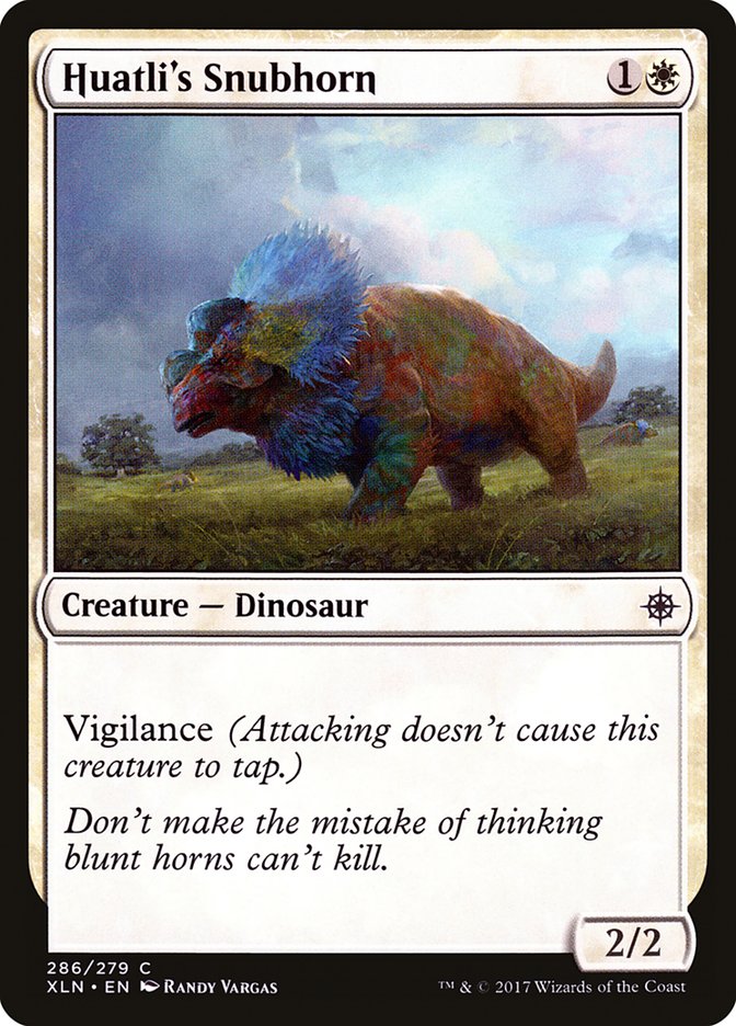 Huatli's Snubhorn [Ixalan]