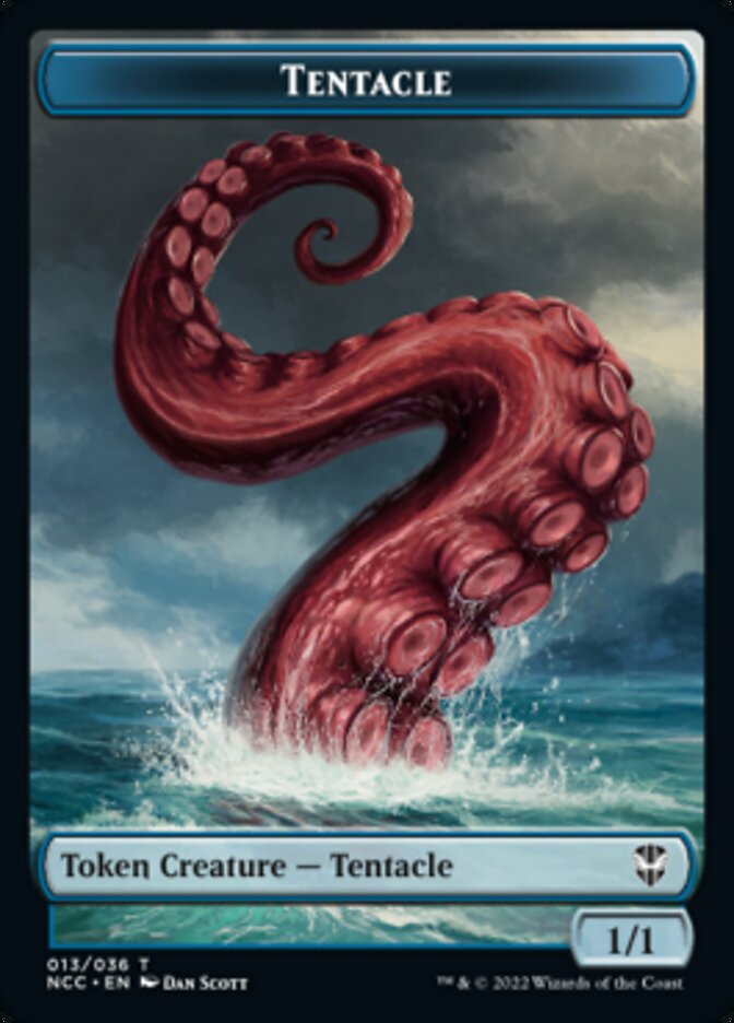 Tentacle // Clue Double-Sided Token [Streets of New Capenna Commander Tokens]