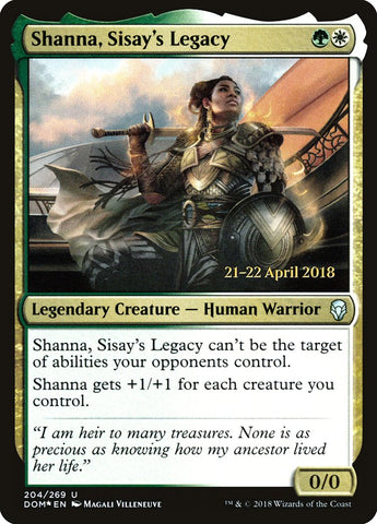 Shanna, Sisay's Legacy [Dominaria Prerelease Promos]