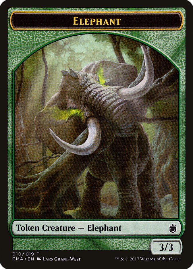 Elephant Token [Commander Anthology Tokens]