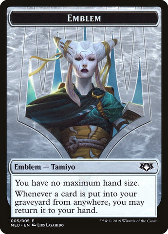 Tamiyo, the Moon Sage Emblem [Mythic Edition Tokens]