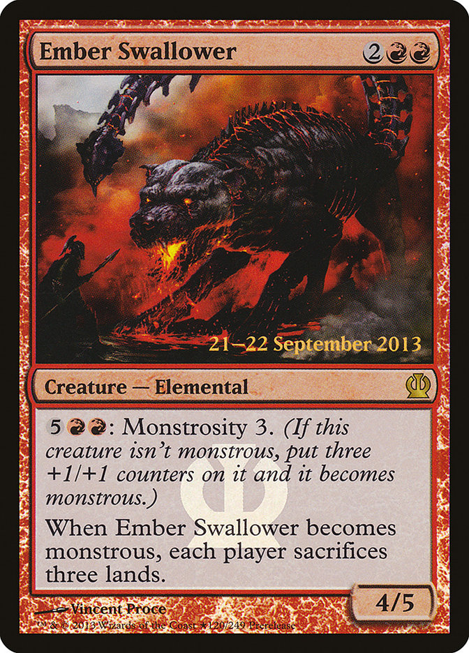 Ember Swallower [Theros Prerelease Promos]