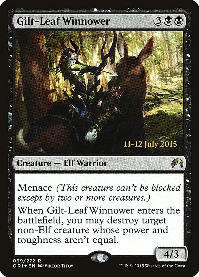 Gilt-Leaf Winnower [Magic Origins Prerelease Promos]