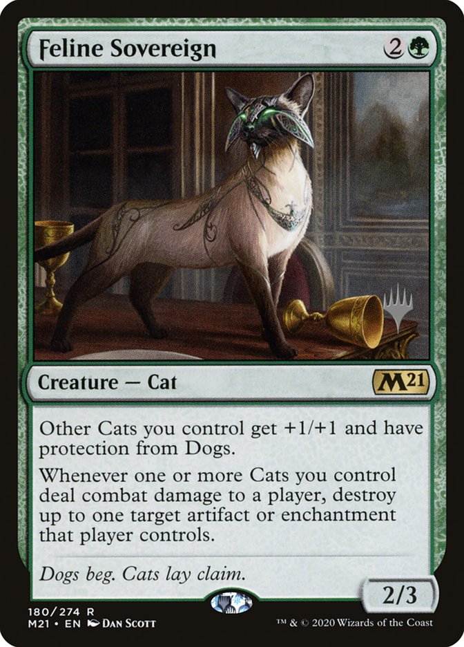 Feline Sovereign (Promo Pack) [Core Set 2021 Promos]