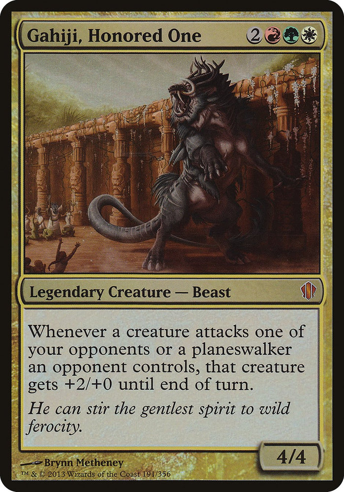 Gahiji, Honored One (Oversized) [Commander 2013 Oversized]