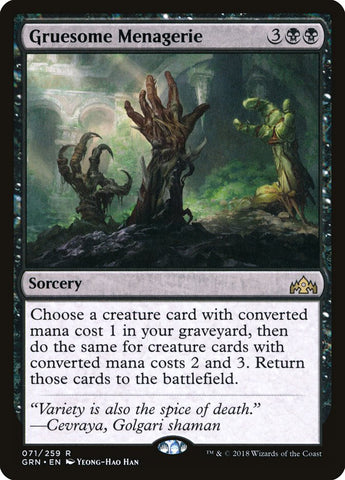 Gruesome Menagerie [Guilds of Ravnica]