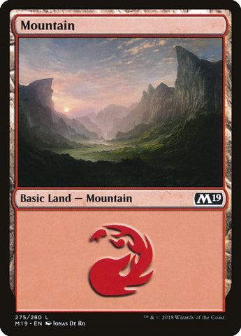 Mountain (275) [Core Set 2019]