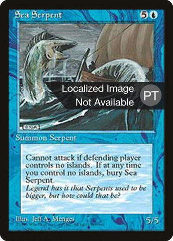 Sea Serpent [Fourth Edition (Foreign Black Border)]