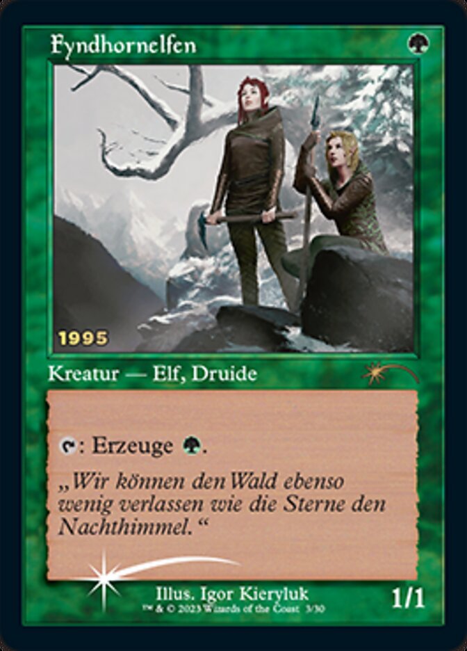 Fyndhornelfen (Fyndhorn Elves) [30th Anniversary Promos]