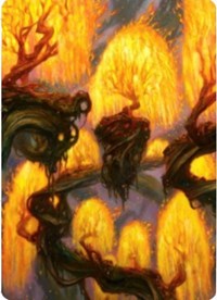 Grove of the Burnwillows Art Card [Zendikar Rising Art Series]