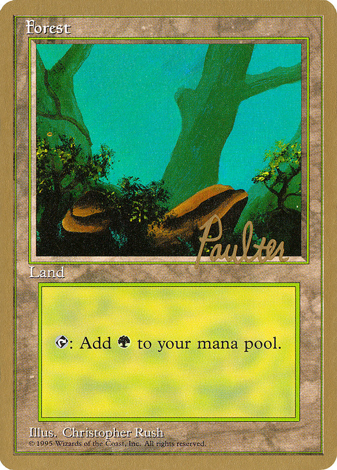 Forest (pp378) (Preston Poulter) [Pro Tour Collector Set]