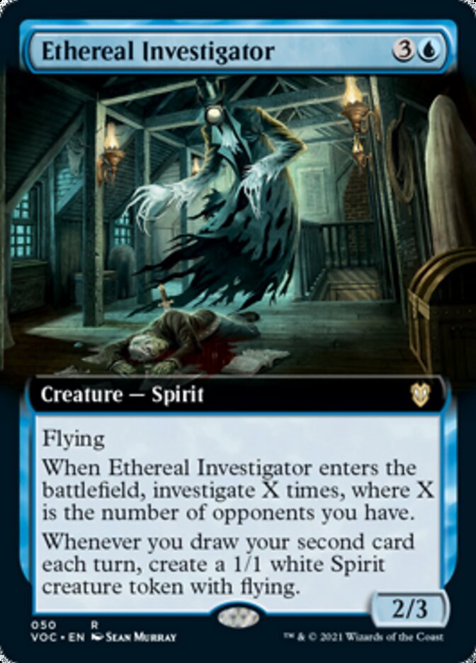 Ethereal Investigator (Extended Art) [Innistrad: Crimson Vow Commander]