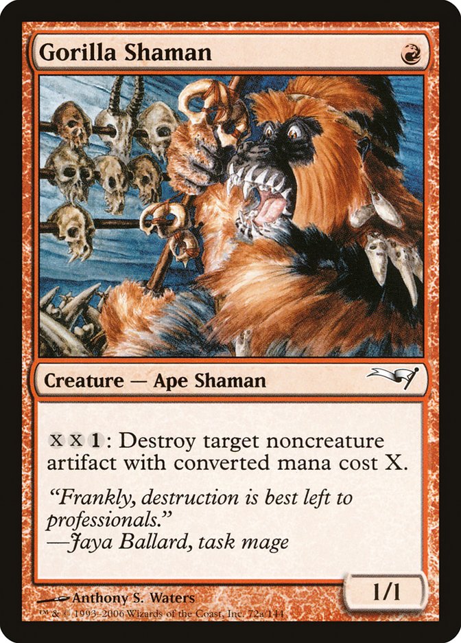 Gorilla Shaman [Coldsnap Theme Decks]