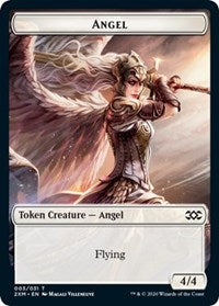 Angel // Cat Double-Sided Token [Double Masters Tokens]