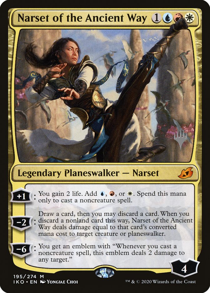 Narset of the Ancient Way (Promo Pack) [Ikoria: Lair of Behemoths Promos]